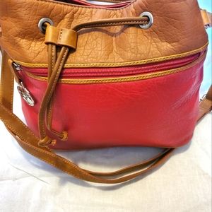 Kim Rogers drawstring shoulder purse